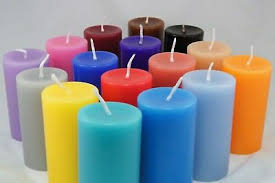 Nến trụ tròn thơm cao cấp nhiều màu giá chỉ 28k/cây 4.5x10cm - pillar candle