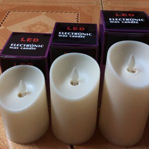 Nến trụ tròn điện tử loại 01 cao cấp sáng tốt cao tới 24cm giá chỉ từ 74k