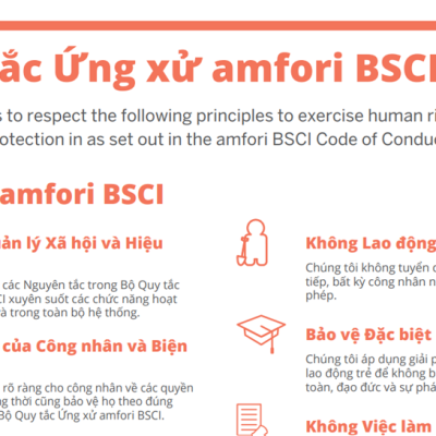 Cung cấp tài liệu tiêu chuẩn bản gốc và bản dịch tiếng việt Tiêu chuẩn BSCI - Hướng dẫn chuẩn bị đánh giá từ A đến Z cho doanh nghiệp Việt Nam
